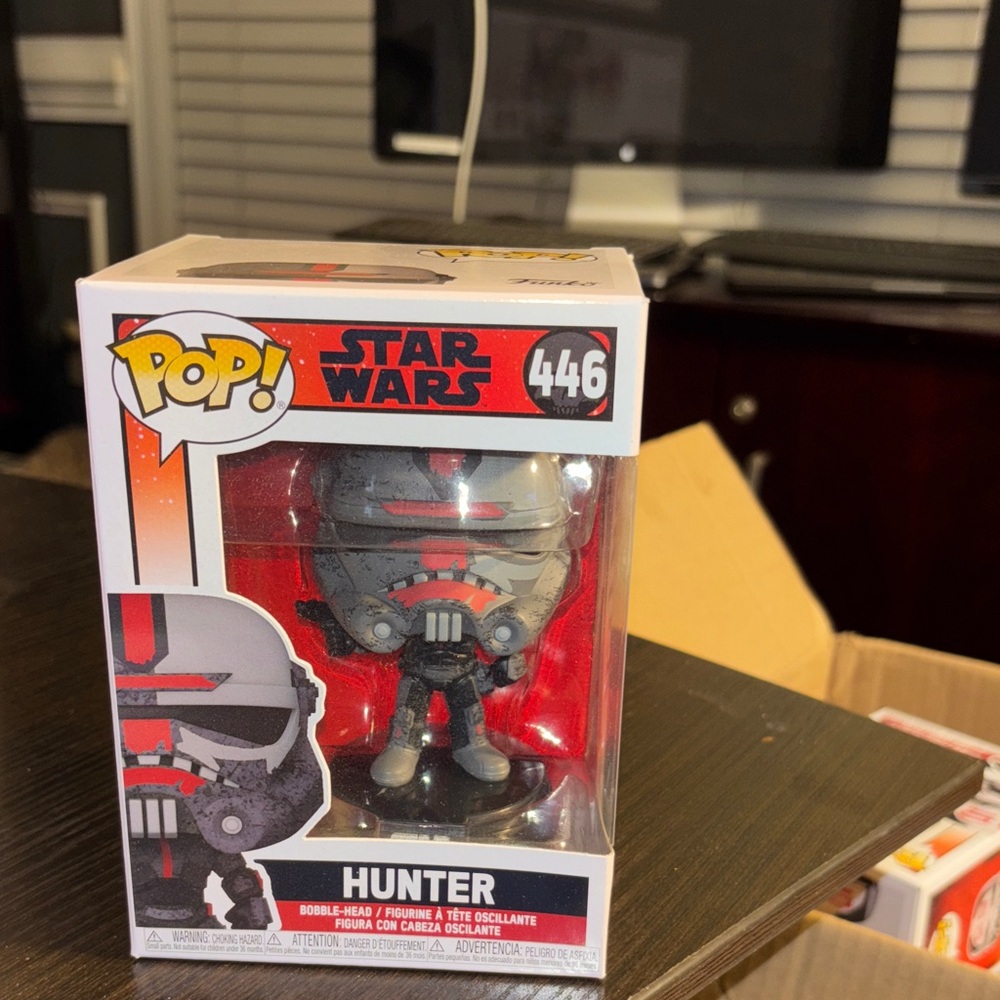 Hunter Funko Pop Figure in Black and Red